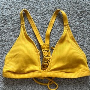 PINK Triangle Bikini Top